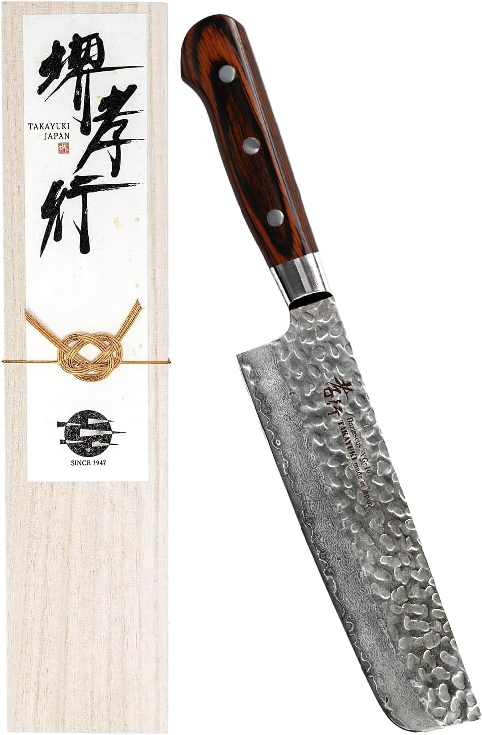 Sakai Takayuki 【The knife brand favored by Japanese chefs】 Damascus Sushi Sashimi Yanagiba Japanese 10.5 inch (MPN DY270)