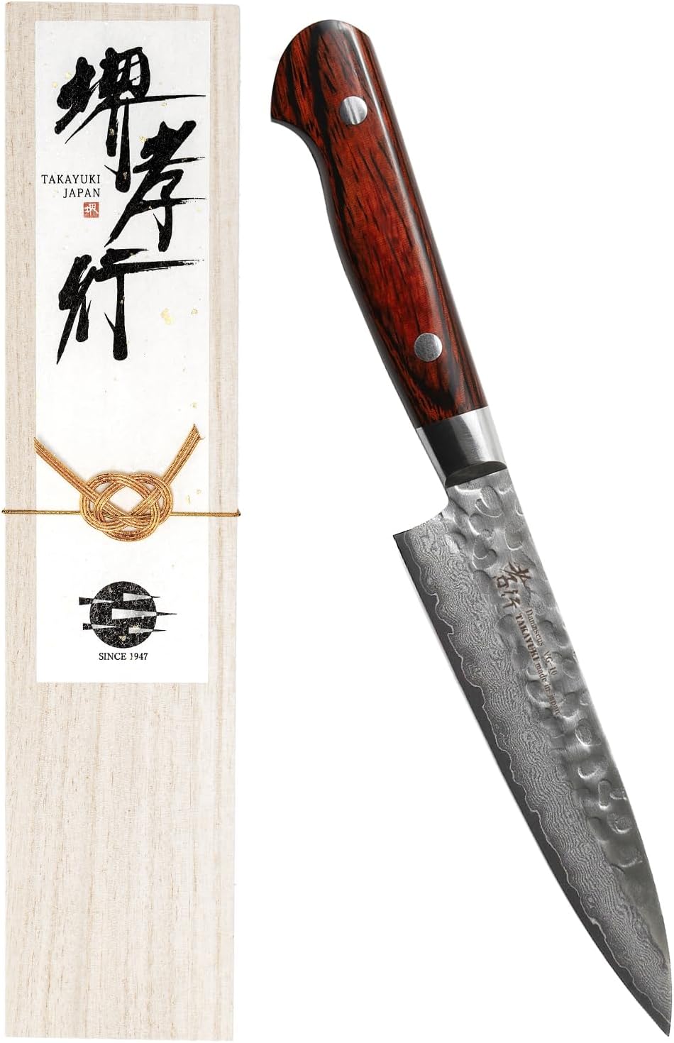 Sakai Takayuki 【The knife brand favored by Japanese chefs】 Damascus Sushi Sashimi Yanagiba Japanese 10.5 inch (MPN DY270)