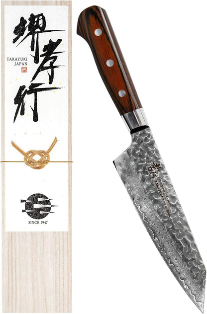 Sakai Takayuki 【The knife brand favored by Japanese chefs】 Damascus Sushi Sashimi Yanagiba Japanese 10.5 inch (MPN DY270)
