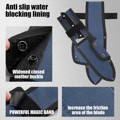 Universal Knife Sheath,Oxford Chef Knife Sheaths for Fixed Blade Knives | Knife Scabbard Cover, Shop Knife Sheath Knives Sleeves Case Edge Guards Blade Protectors for Outdoor