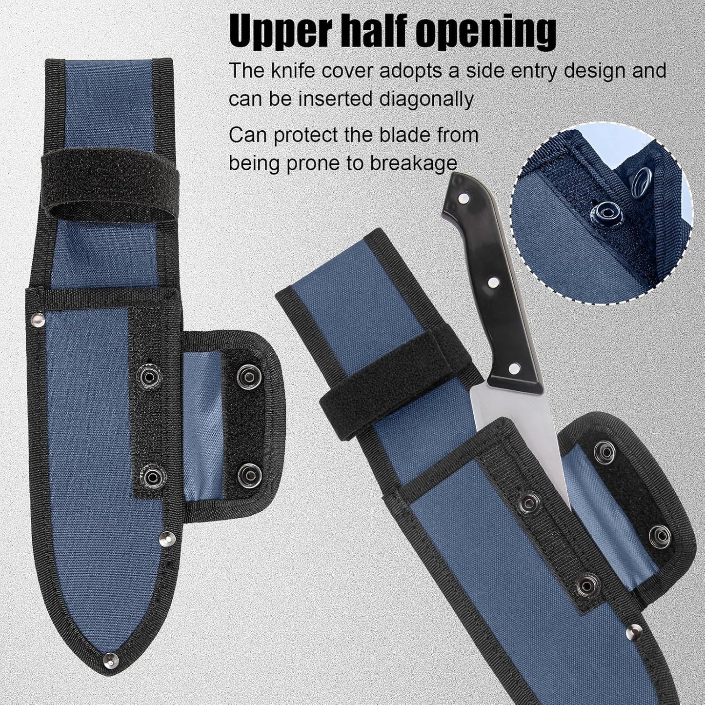 Universal Knife Sheath,Oxford Chef Knife Sheaths for Fixed Blade Knives | Knife Scabbard Cover, Shop Knife Sheath Knives Sleeves Case Edge Guards Blade Protectors for Outdoor
