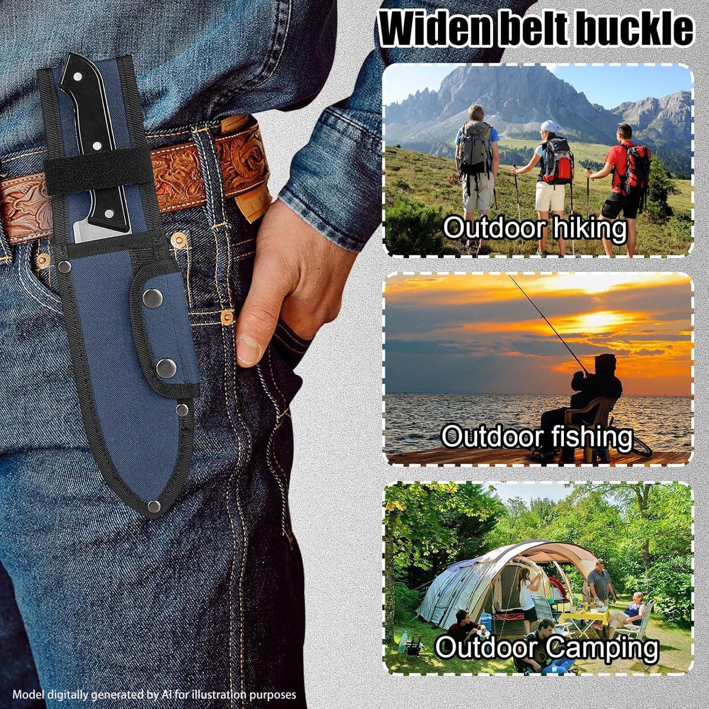 Universal Knife Sheath,Oxford Chef Knife Sheaths for Fixed Blade Knives | Knife Scabbard Cover, Shop Knife Sheath Knives Sleeves Case Edge Guards Blade Protectors for Outdoor