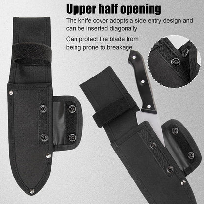 Universal Knife Sheath,Oxford Chef Knife Sheaths for Fixed Blade Knives | Knife Scabbard Cover, Shop Knife Sheath Knives Sleeves Case Edge Guards Blade Protectors for Outdoor