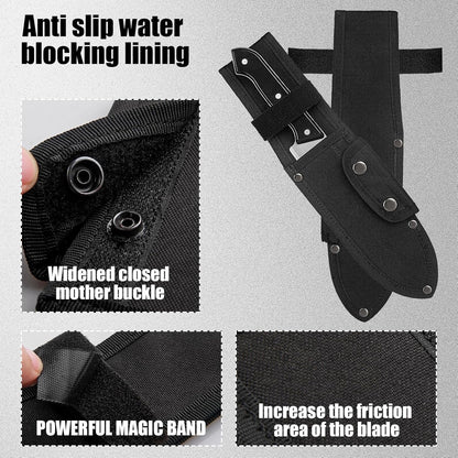 Universal Knife Sheath,Oxford Chef Knife Sheaths for Fixed Blade Knives | Knife Scabbard Cover, Shop Knife Sheath Knives Sleeves Case Edge Guards Blade Protectors for Outdoor
