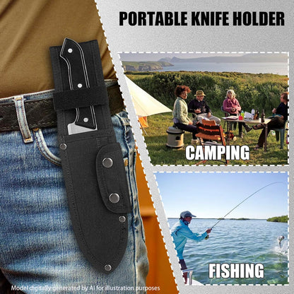 Universal Knife Sheath,Oxford Chef Knife Sheaths for Fixed Blade Knives | Knife Scabbard Cover, Shop Knife Sheath Knives Sleeves Case Edge Guards Blade Protectors for Outdoor