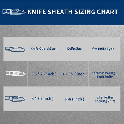 Universal Knife Sheath,Oxford Chef Knife Sheaths for Fixed Blade Knives | Knife Scabbard Cover, Shop Knife Sheath Knives Sleeves Case Edge Guards Blade Protectors for Outdoor