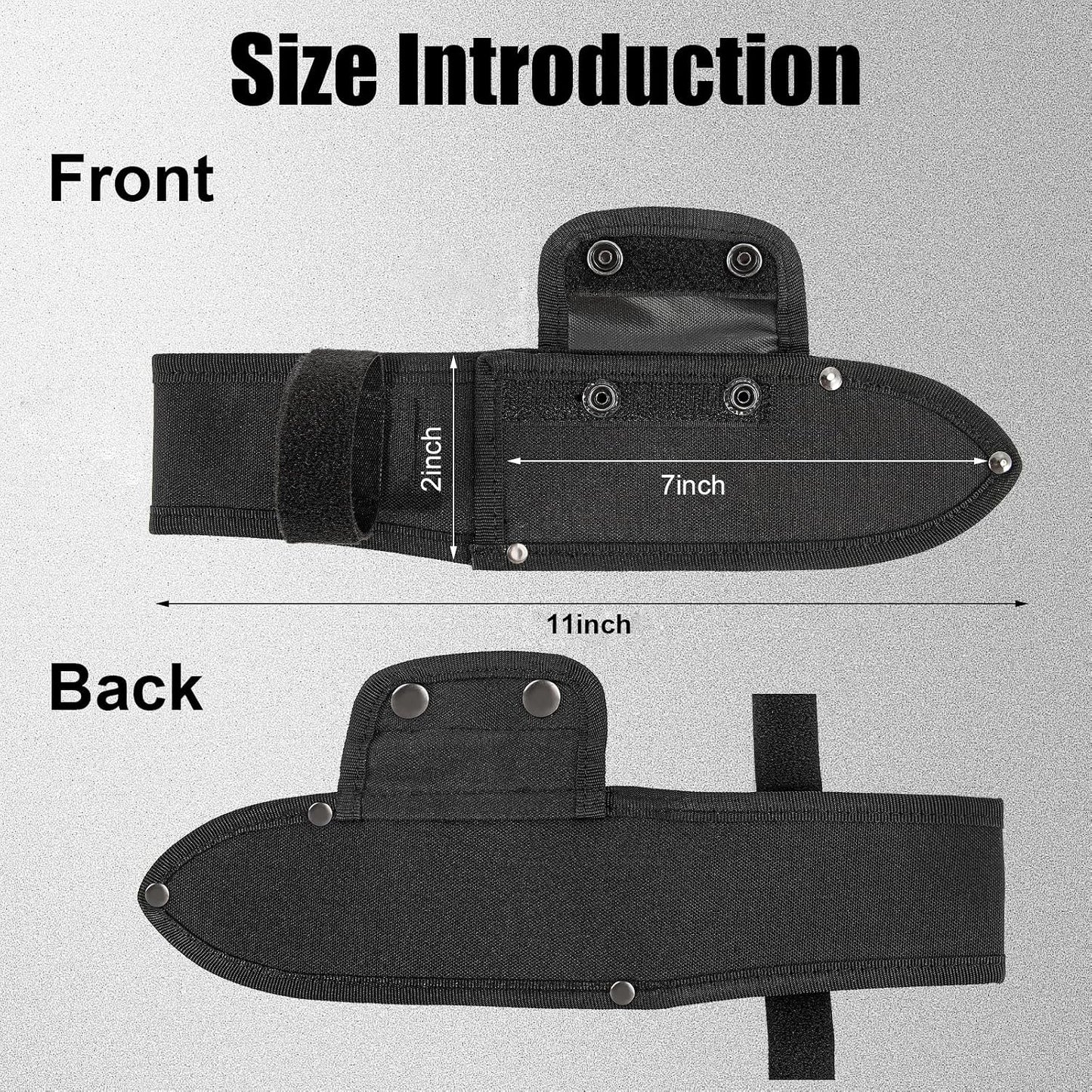 Universal Knife Sheath,Oxford Chef Knife Sheaths for Fixed Blade Knives | Knife Scabbard Cover, Shop Knife Sheath Knives Sleeves Case Edge Guards Blade Protectors for Outdoor