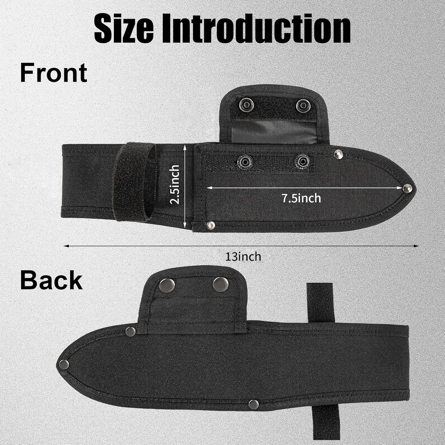 Universal Knife Sheath,Oxford Chef Knife Sheaths for Fixed Blade Knives | Knife Scabbard Cover, Shop Knife Sheath Knives Sleeves Case Edge Guards Blade Protectors for Outdoor