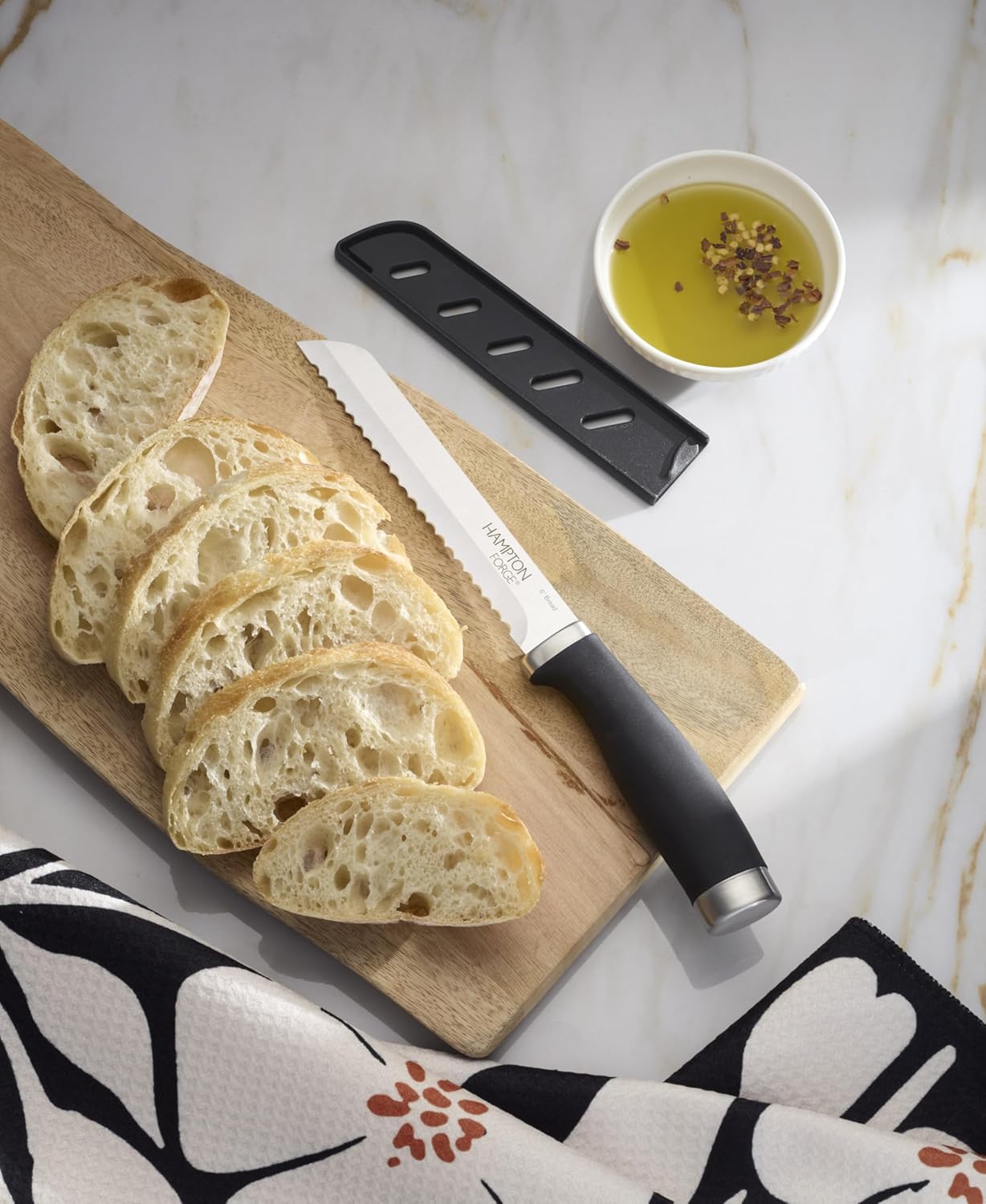 Epicure–7" SantokuKnife –Black