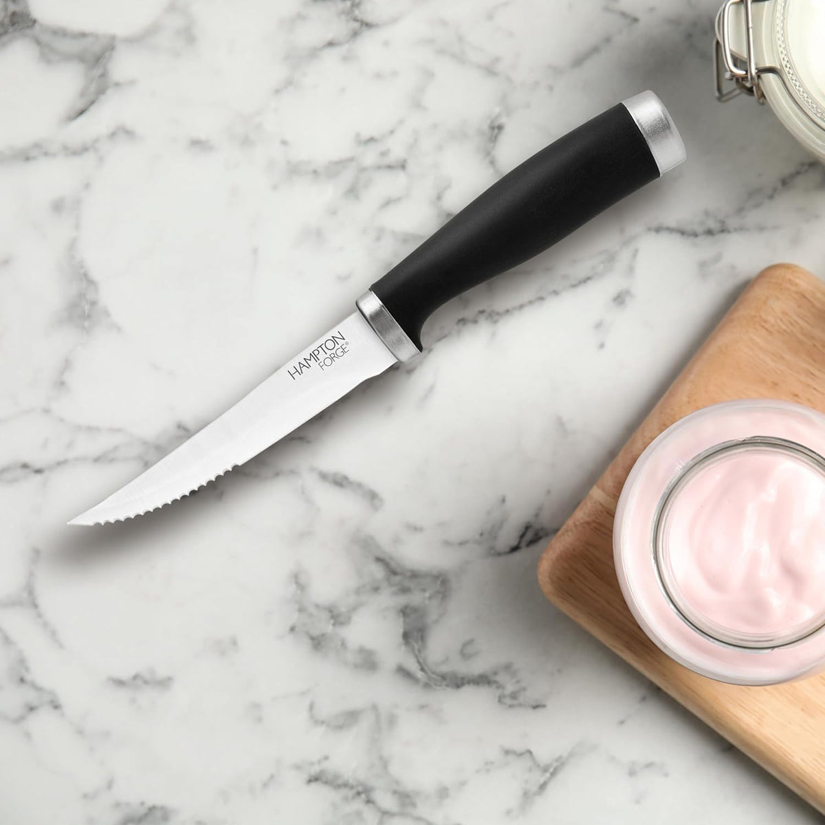 Epicure–7" SantokuKnife –Black