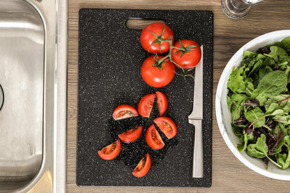 Superboard Pastry Board and Cutting Boards, Set of Two, Midnight Granite Color