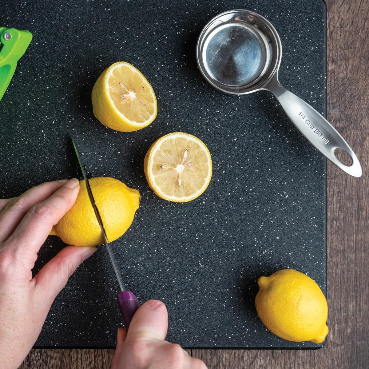 Superboard Pastry Board and Cutting Boards, Set of Two, Midnight Granite Color