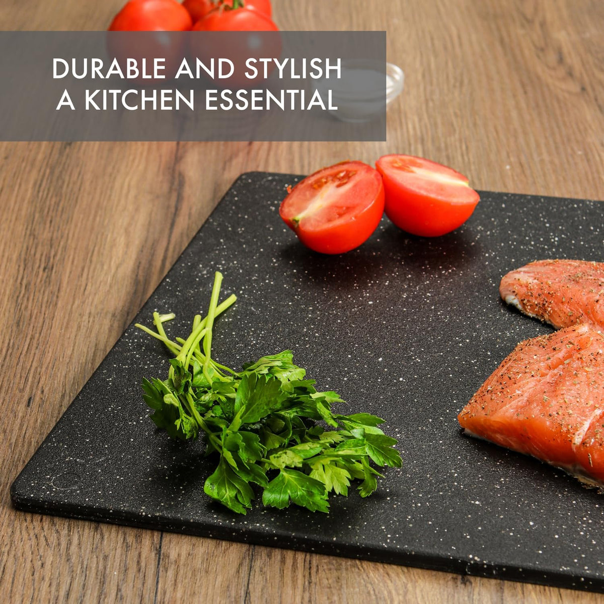 Superboard Pastry Board and Cutting Boards, Set of Two, Midnight Granite Color