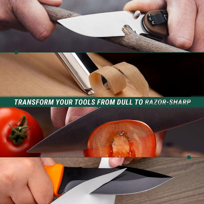 Stropping Compound Kit for Leather Strop - Buffing Compound for Knife Polishing - Red White Green Polishing Compounds P03