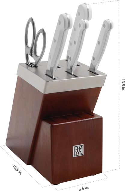 Pro Le Blanc 7-pc Self-Sharpening Knife Block Set