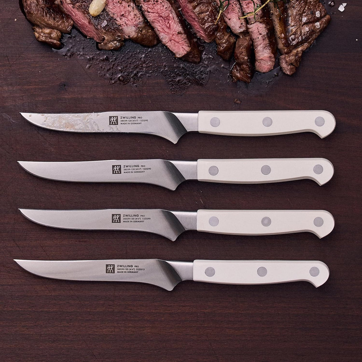 Pro Le Blanc 7-pc Self-Sharpening Knife Block Set