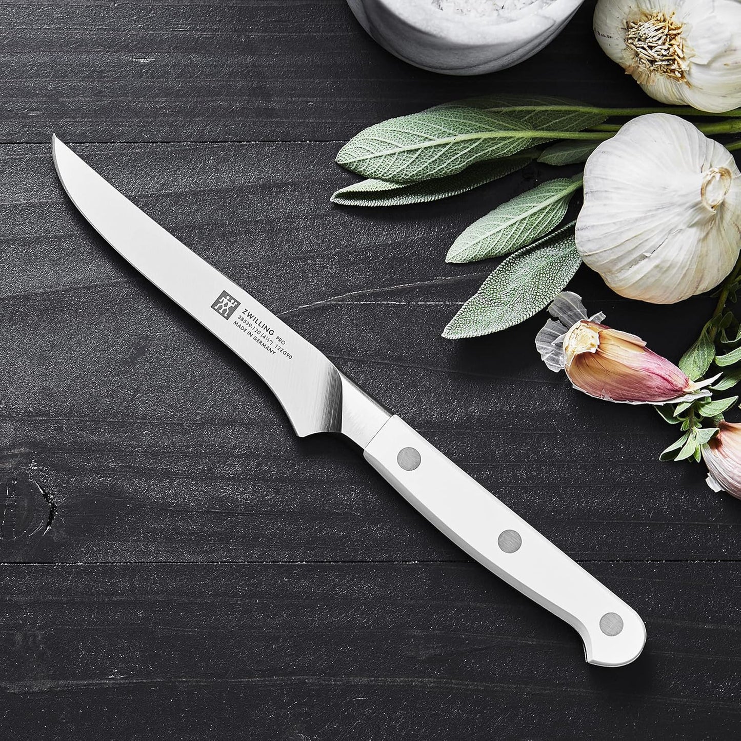 Pro Le Blanc 7-pc Self-Sharpening Knife Block Set