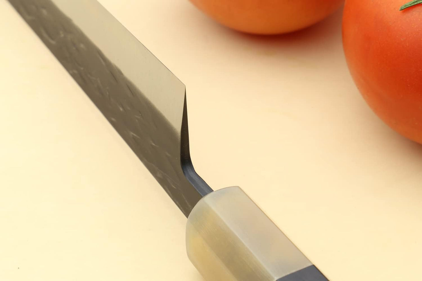 Yoshihiro High Performance SLD Kurouchi Sujihiki Kiritsuke Slicer Knife Ebony Handle (10.5"(270mm) & No Saya)