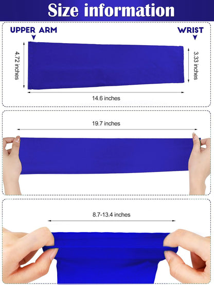 9 Pairs UV Protection Sleeves Cooling Sleeves Long Arm Covers Arm Sleeves for Men and Women