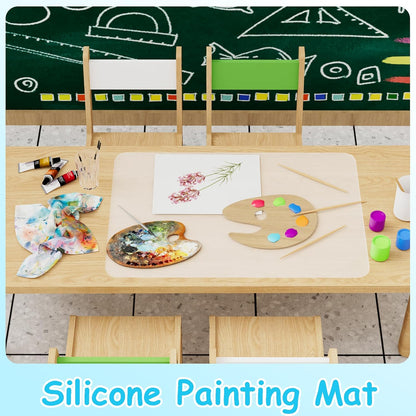 Clear Silicone Mats for Crafts: Non-Slip Heat Resistant 2/Pack | Translucent Nonstick Silicone Placemats - Silicone Pad for Jewelry Art Epoxy Resin Slime Sheet Nail DIY 11.8"W x 15.75"L