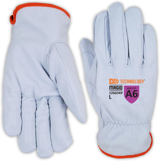 MAGID CutMaster ANSI A6 Cut Resistant Leather Gloves