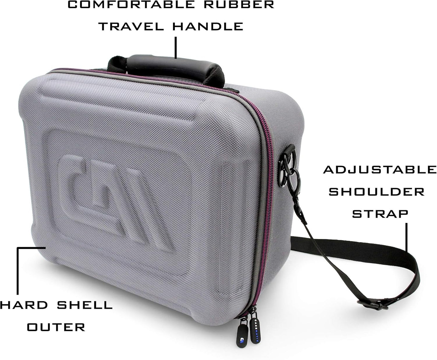 Travel Case Compatible with Work Sharp Knife & Tool Sharpener Ken Onion Edition - Protective Carrier with Shoulder Strap for Belts, Attachments and Other Accessories - Case Only