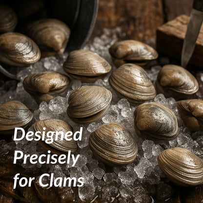 Heavy Duty Stainless Steel Grill Side Clam Knife