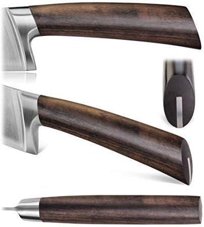 Cangshan A Series 1022285 German Steel Forged DENALI Magnetic Knife Block Set, Walnut