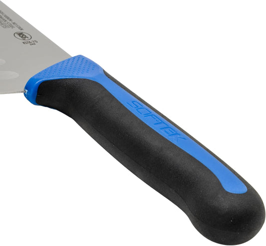 Sof-Tek, 7" Santoku Knife, Soft Grip Handle,Silver/Black/Blue