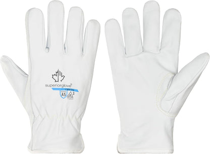 Endura Goatskin Leather Work Gloves Arc Flash Cut Resistant Safety Hand Protection