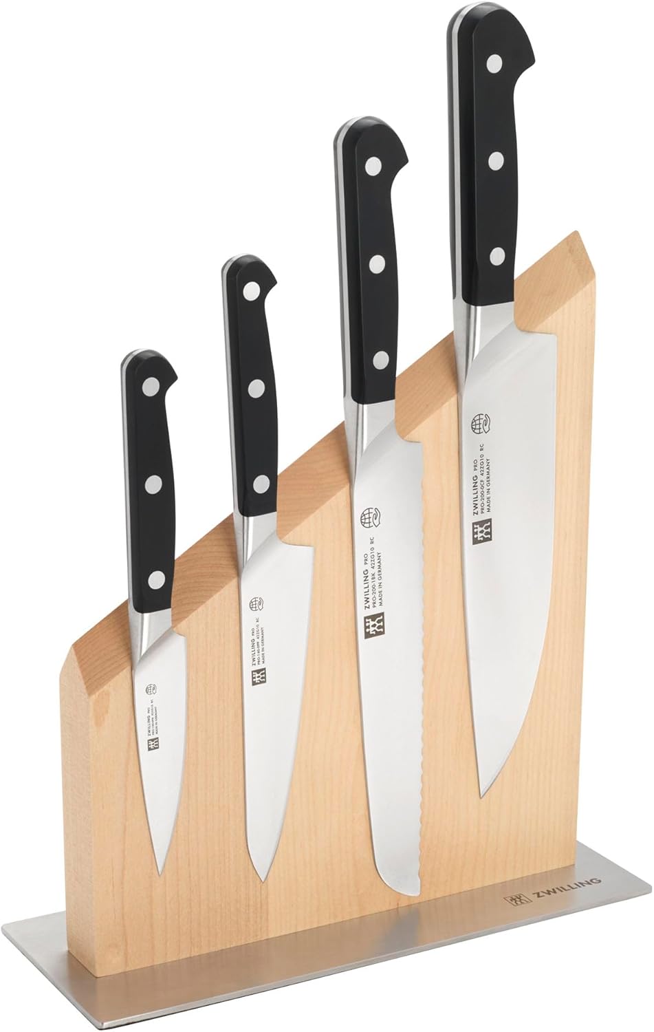 Pro RCF 5-pc Magnetic Knife Block Set - Natural