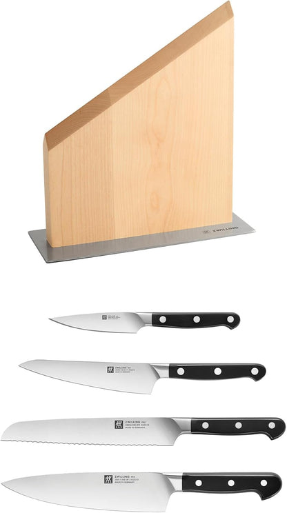 Pro RCF 5-pc Magnetic Knife Block Set - Natural