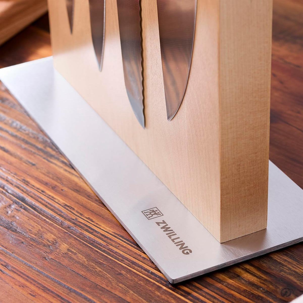 Pro RCF 5-pc Magnetic Knife Block Set - Natural