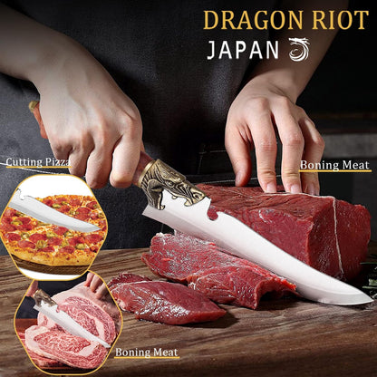 Sharp Boning Knife for Meat Cutting, Full Tang Meat Deboning Knives with Sheath High Carbon Steel for Home Kitchen