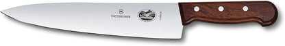 Wood 10" Chef's Straight Edge Knife for Carving