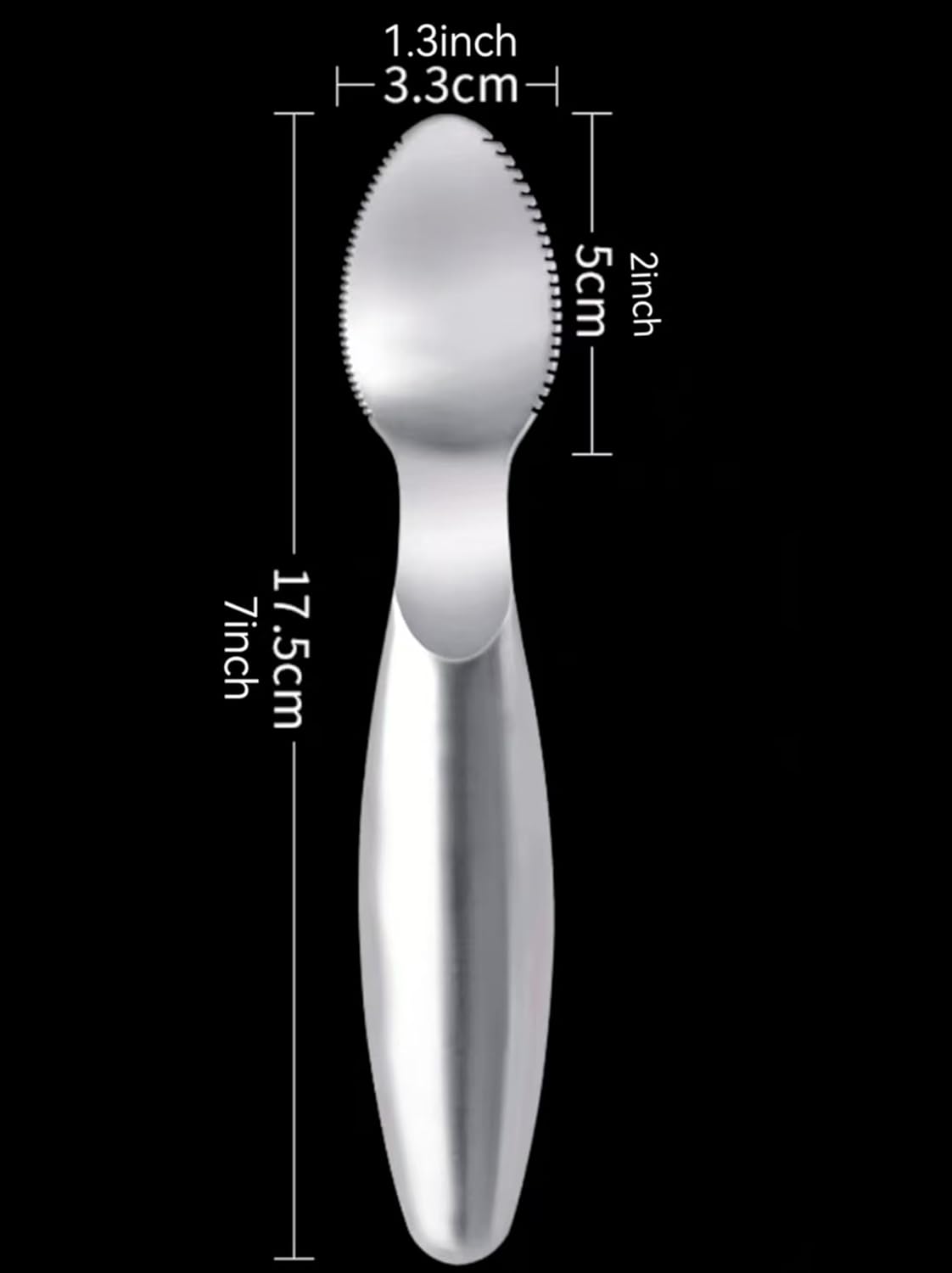 Stainless Steel Grapefruit Spoons with Serrated Edge Serrated Spoon Pumpkin Scraper Pumpkin Core Remover Scoop