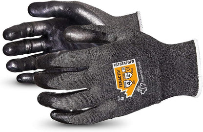Cut Resistant Gloves 18-Gauge Nitrile Palms Touchscreen Compatible TenActiv S18TAFGFN