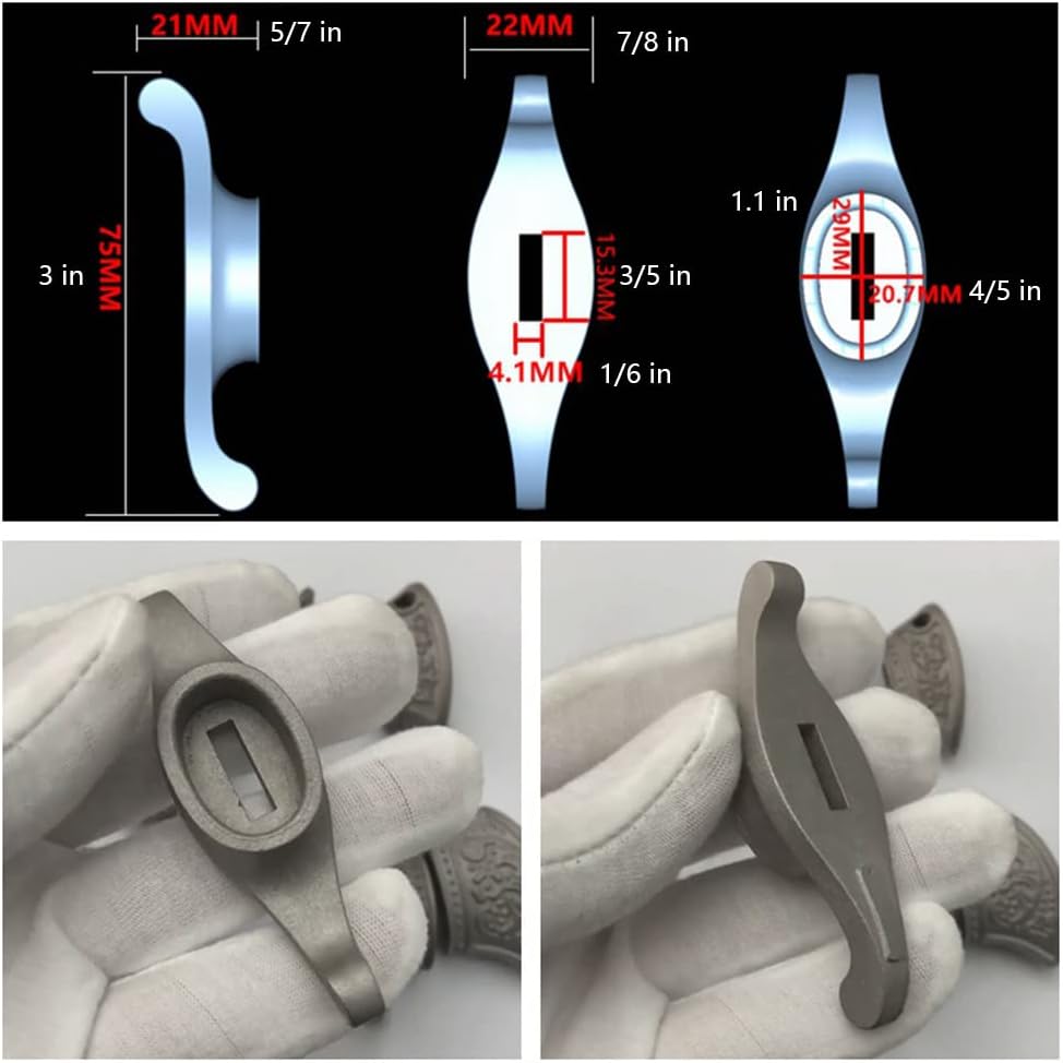 1 X Stainless Steel Knife Finger Guard Bolster Pommel DIY Handle for Knives Making