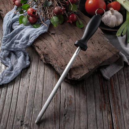 Viking Style Hand Forged Butcher Knife 7" – Curved Boning Knife with Leather Sheath & Sharpening Rod, High Carbon Steel Meat Cutting Knife for Kitchen, BBQ, Camping & Hunting