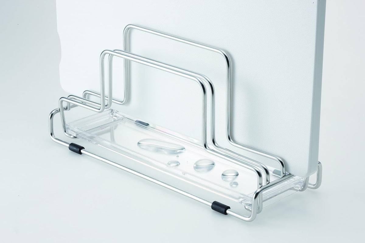2628 N Posay W Court Cutting Board with Stand Tray, White