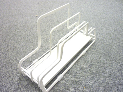 2628 N Posay W Court Cutting Board with Stand Tray, White