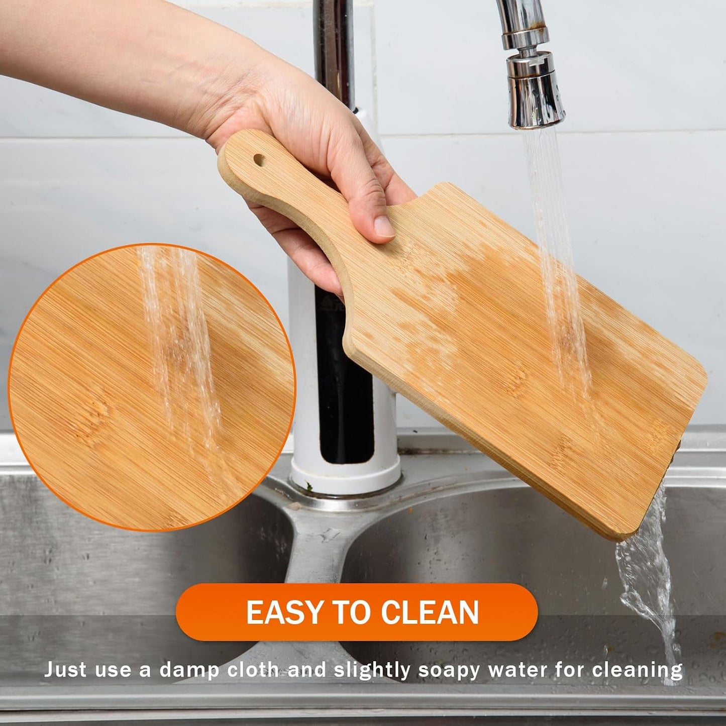 12 Pcs Thicken Bamboo Cutting Board Bulk 11x5 Inch Personalized Wood Chopping Board Customized Laser Engraving Serving Charcuterie Boards for Wedding Mother's Day Housewarming Present,0.39" Thick