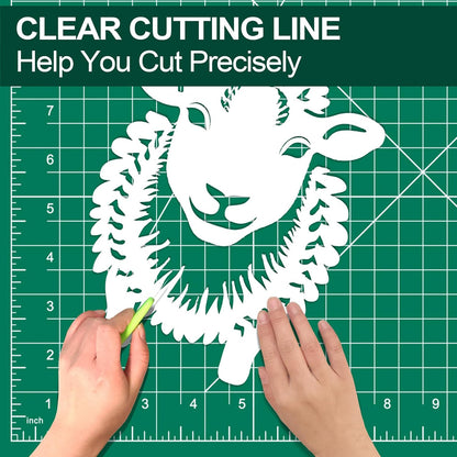 10 Pcs Self Healing Cutting Mat Bulk, 12×18 Inch Cutting Mats for Crafts | A3 Sewing Boards for Fabric Quilting DIY Scrapbooking, Precision Guides, Double-Sided 5-Ply PVC Construction (30x 45 cm)