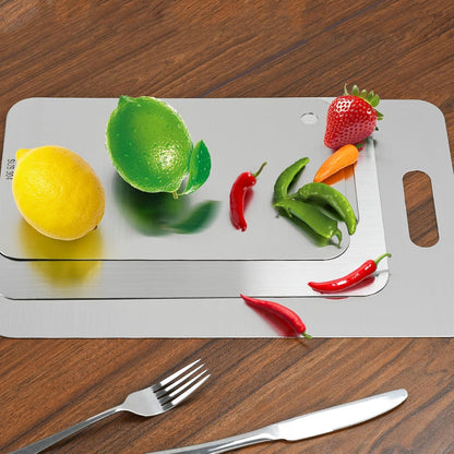 3pcs 304 Stainless Steel Cutting Board Set, Cutting Board for Kitchen