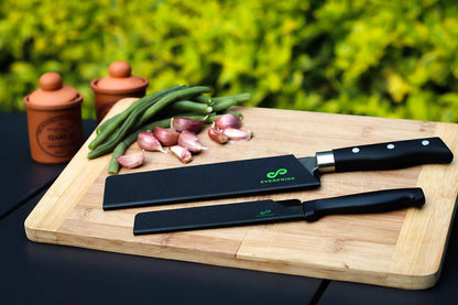 6 Inch & 8 Inch Chef Knife Guard Set (2-Piece Set) Universal Blade Edge Cover Sheaths for Chef and Kitchen Knives – Durable, BPA-Free, Felt Lined, Sturdy ABS Plastic – Knives Not Included