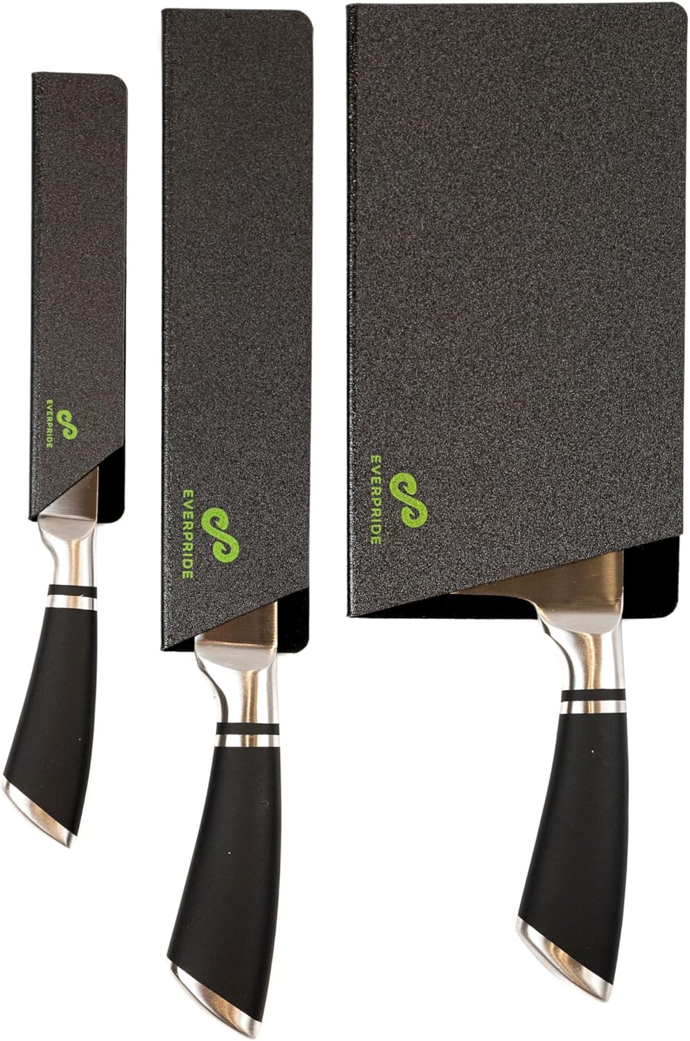 6 Inch & 8 Inch Chef Knife Guard Set (2-Piece Set) Universal Blade Edge Cover Sheaths for Chef and Kitchen Knives – Durable, BPA-Free, Felt Lined, Sturdy ABS Plastic – Knives Not Included