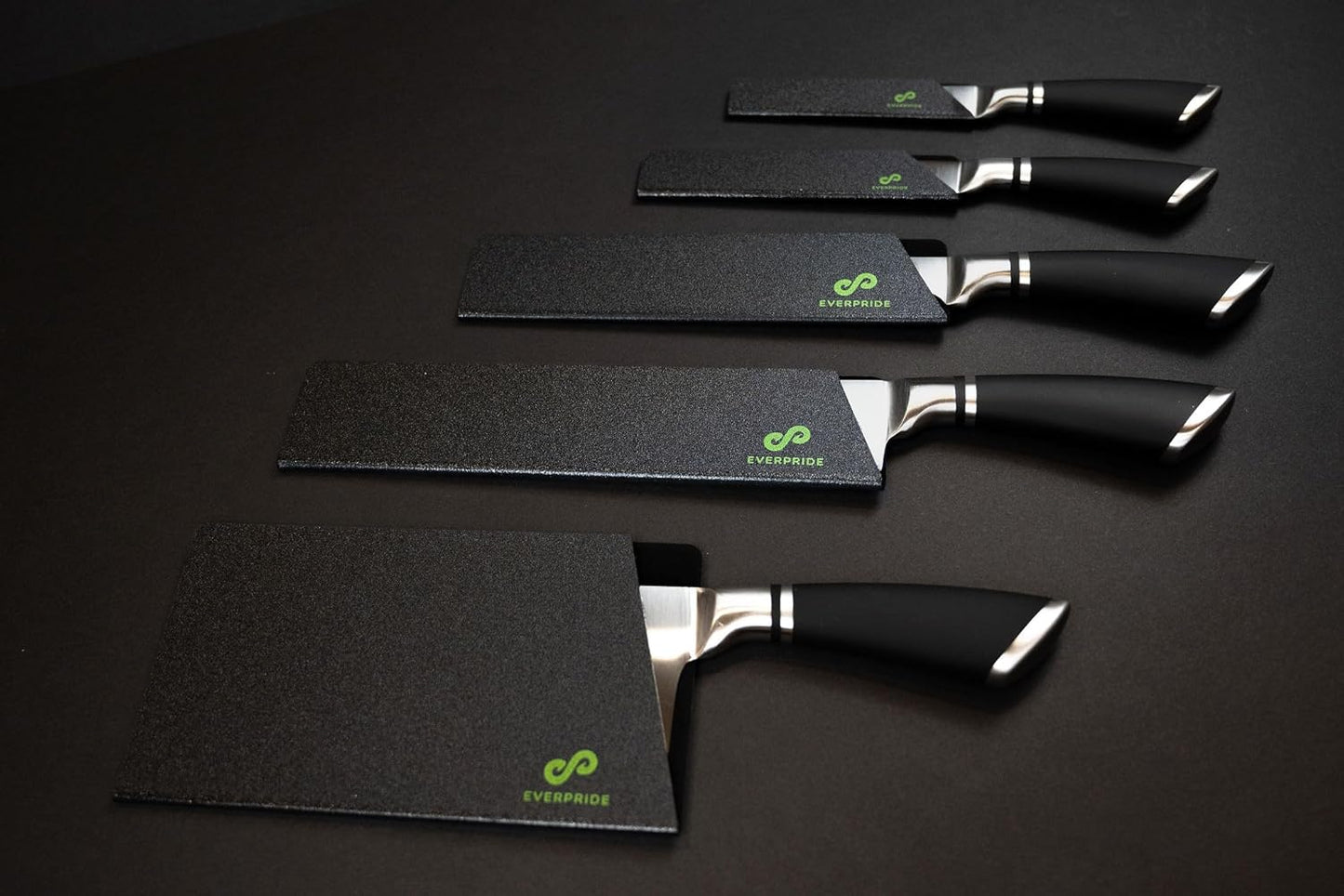 6 Inch & 8 Inch Chef Knife Guard Set (2-Piece Set) Universal Blade Edge Cover Sheaths for Chef and Kitchen Knives – Durable, BPA-Free, Felt Lined, Sturdy ABS Plastic – Knives Not Included