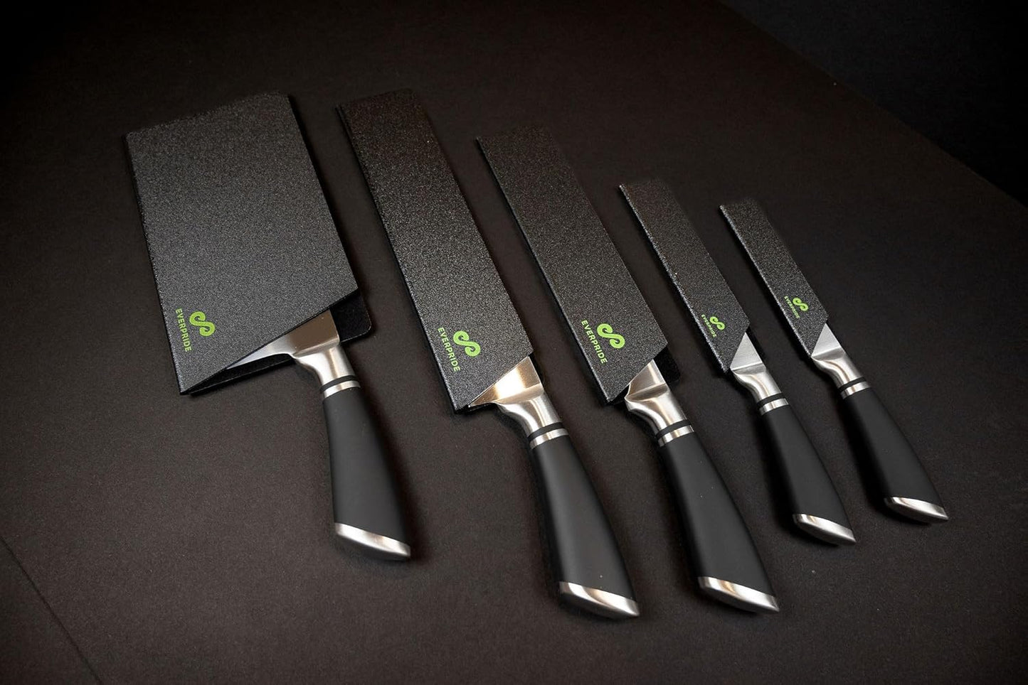 6 Inch & 8 Inch Chef Knife Guard Set (2-Piece Set) Universal Blade Edge Cover Sheaths for Chef and Kitchen Knives – Durable, BPA-Free, Felt Lined, Sturdy ABS Plastic – Knives Not Included