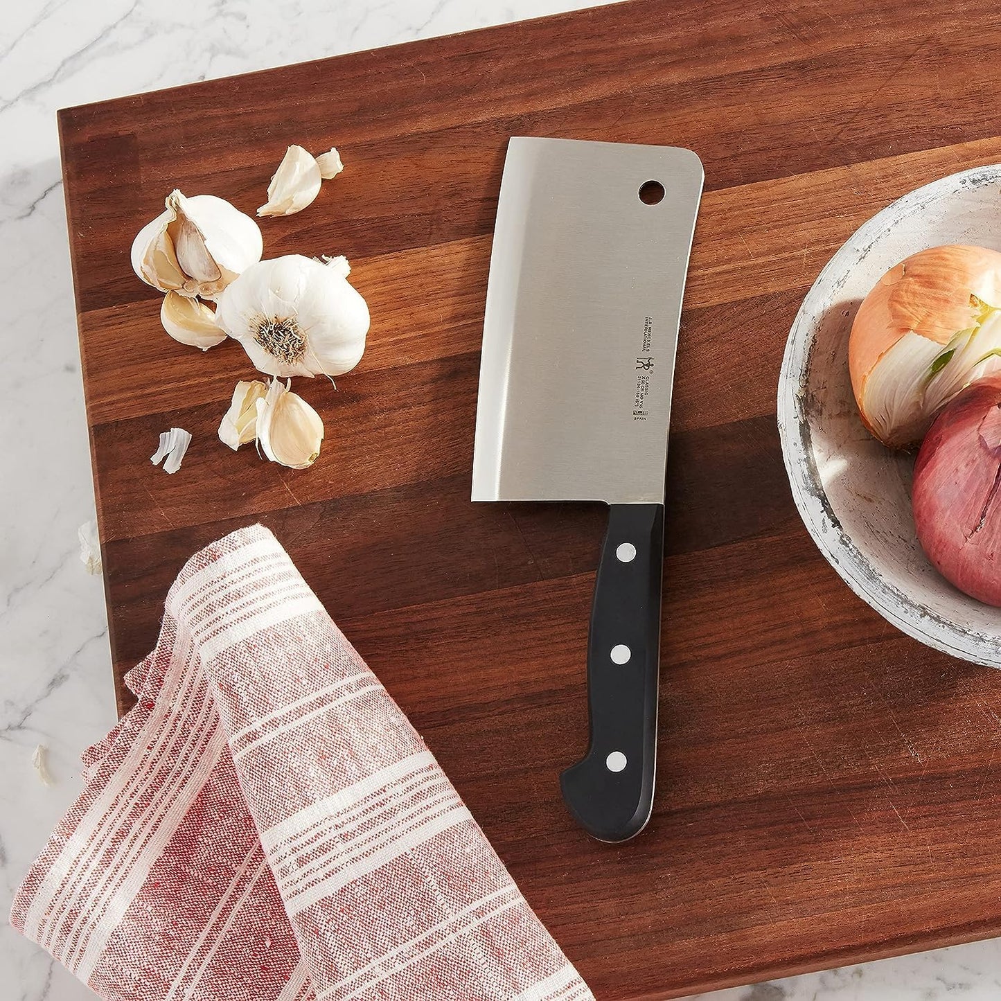 Statement Razor-Sharp 6-inch Meat Cleaver, German Engineered Knife Informed by over 100 Years of Mastery