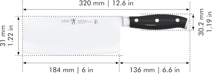 Statement Razor-Sharp 6-inch Meat Cleaver, German Engineered Knife Informed by over 100 Years of Mastery
